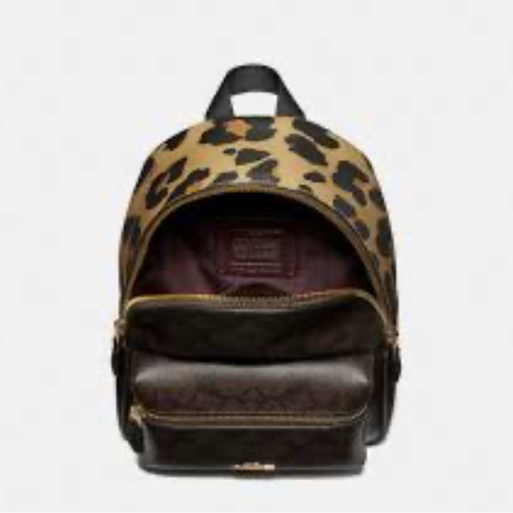 Coach Signature Brown Backpack - Picture 2 of 6